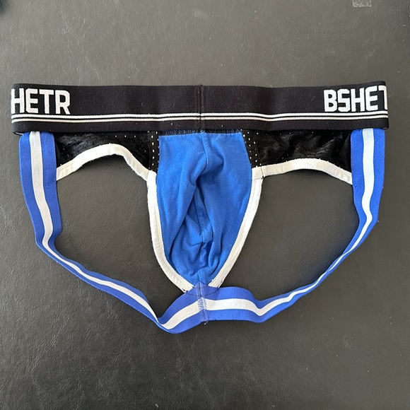 Jockstrap • Blue, Black, White • Size L - Picture 3 of 4